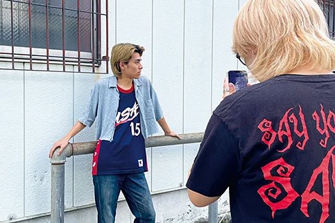 スナップ写真で自己表現するStyle Coreスタイルビジネス科の学生